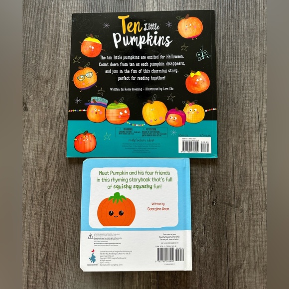 Ten little pumpkins π and Squishy squashy pumpkin π book books - Picture 2 of 4